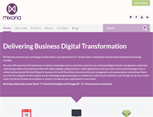 Tablet Screenshot of mixoria.com